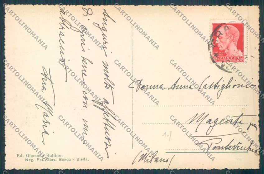Biella Muzzano cartolina ZT5993 – retro