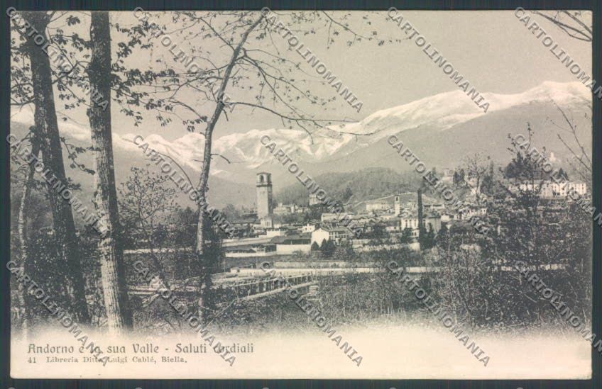 Biella Andorno cartolina ZT5994 – fronte