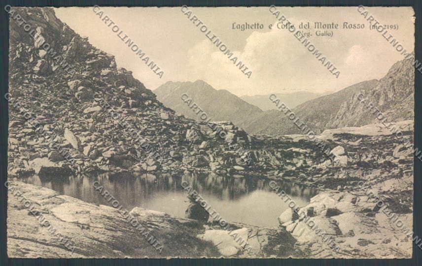 Biella Monte Rosso Cai PIEGA cartolina ZT6004 – fronte
