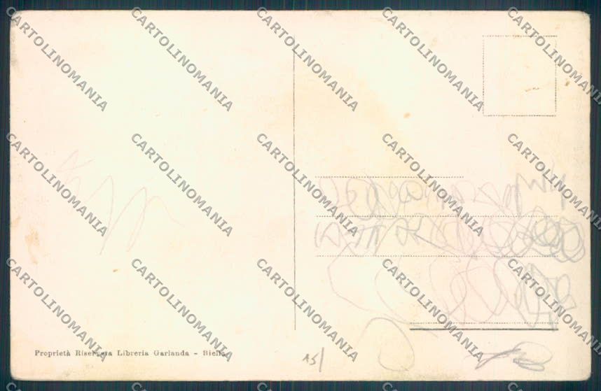 Biella Valle Andorno Monte Bo cartolina ZT6013 – retro