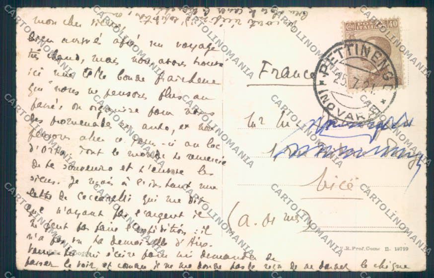 Biella Pastorizia cartolina ZT6025 – retro