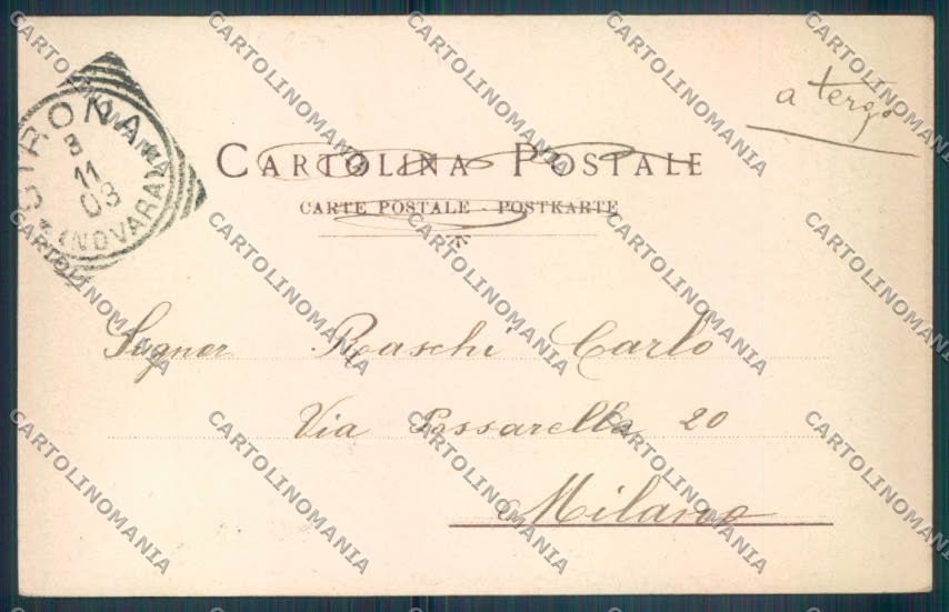 Biella San Giovanni d'Andorno cartolina ZT6033 – retro