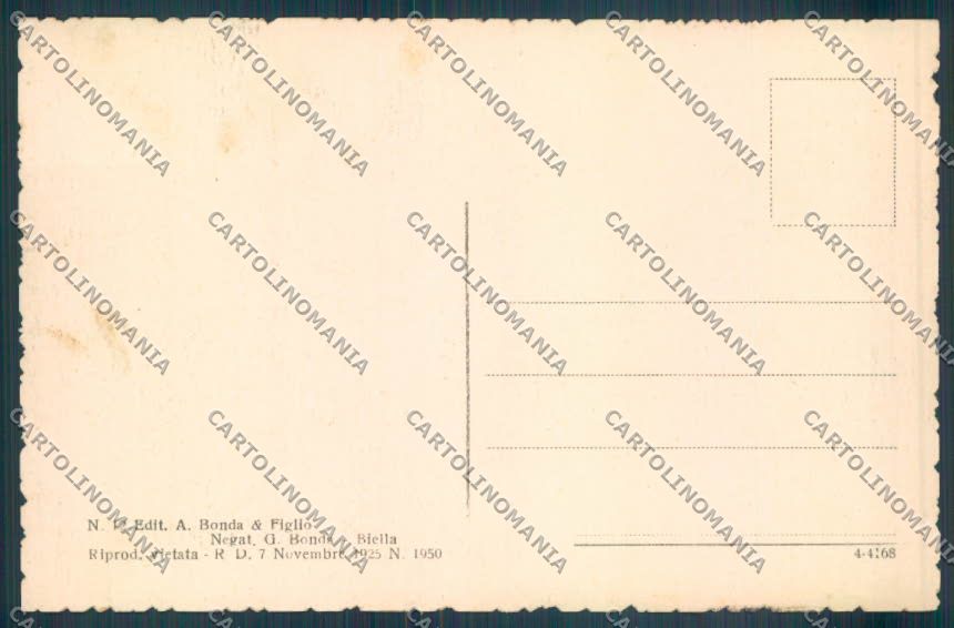 Biella Driagno San Paolo Cervo cartolina ZT6036 – retro