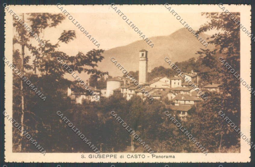 Biella San Giuseppe Casto cartolina ZT6050 – fronte