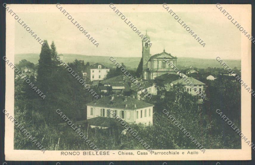 Biella Ronco Biellese cartolina ZT6052 – fronte
