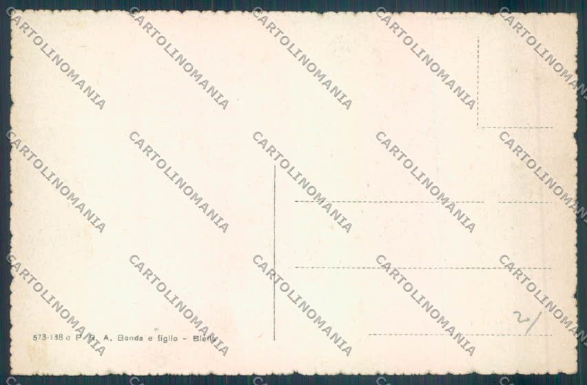 Biella Pastorizia cartolina ZT6053 – retro