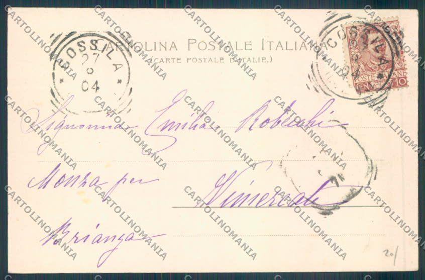 Biella Montasinaro Ponte Pinchiolo cartolina ZT6060 – retro