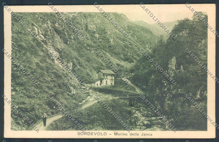 Biella Sordevolo Molino Janca cartolina ZT6065 – fronte