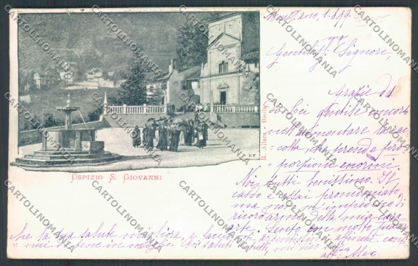 Biella San Giovanni d'Andorno cartolina ZT6067 – fronte