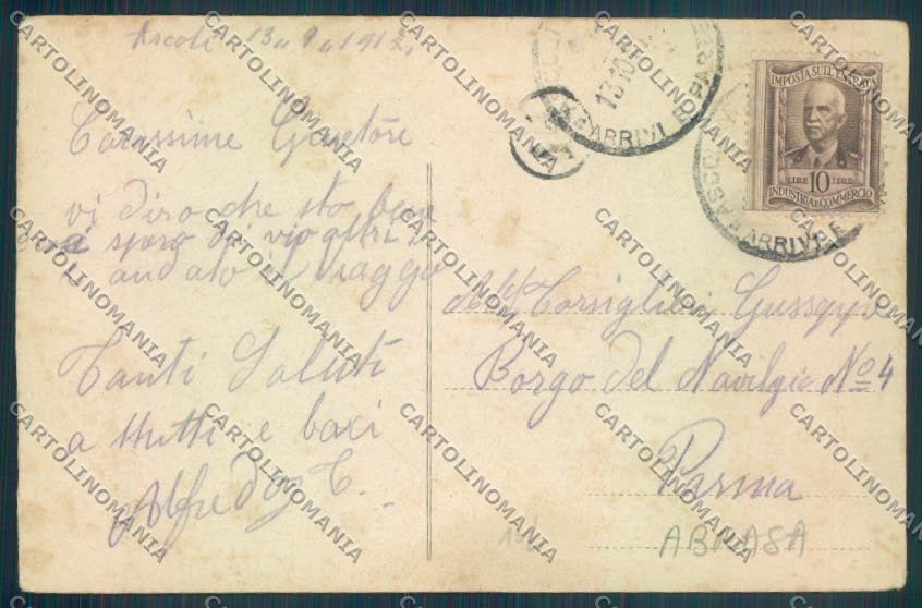 Ascoli Piceno Città ABRASA cartolina ZT6086 – retro