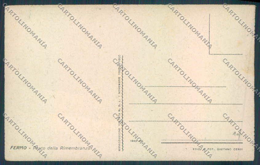 Ascoli Piceno Fermo cartolina ZT6119 – retro