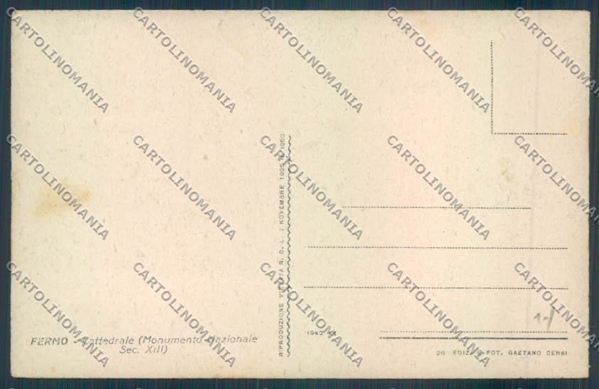 Ascoli Piceno Fermo cartolina ZT6120 – retro