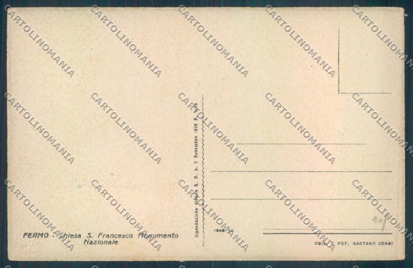 Ascoli Piceno Fermo cartolina ZT6121 – retro