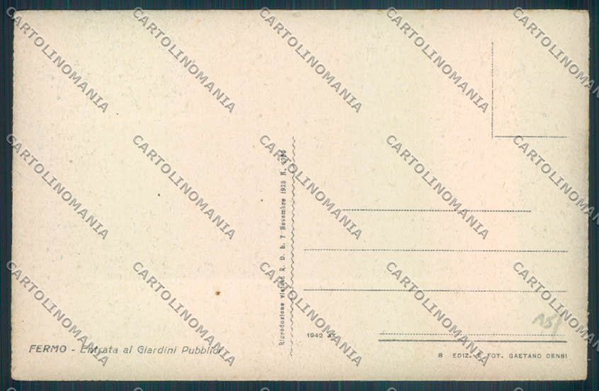 Ascoli Piceno Fermo cartolina ZT6129 – retro