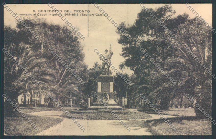 Ascoli Piceno San Benedetto del Tronto PIEGA cartolina ZT6136 – fronte