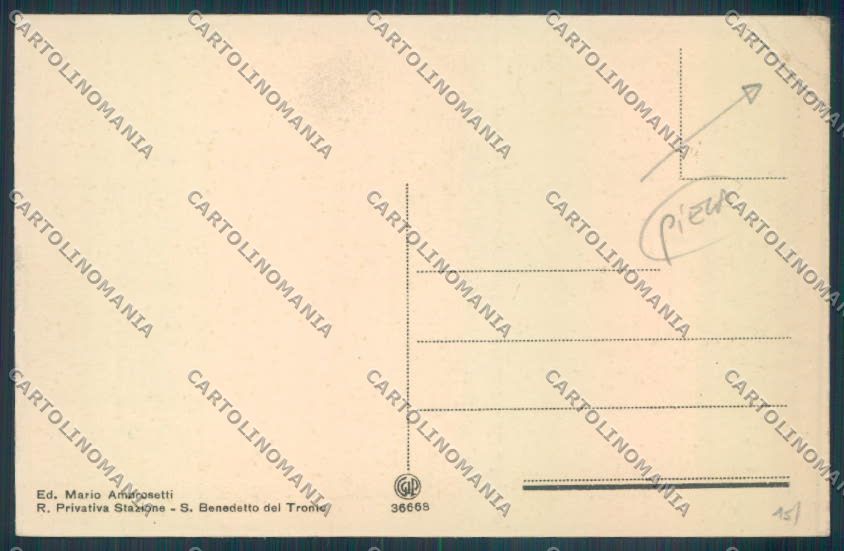 Ascoli Piceno San Benedetto del Tronto PIEGA cartolina ZT6136 – retro
