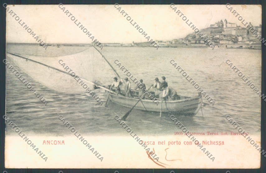 Ancona Città Alterocca ABRASA cartolina ZT6167 – fronte