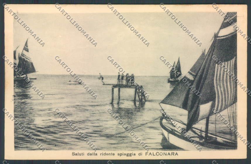 Ancona Falconara cartolina ZT6185 – fronte