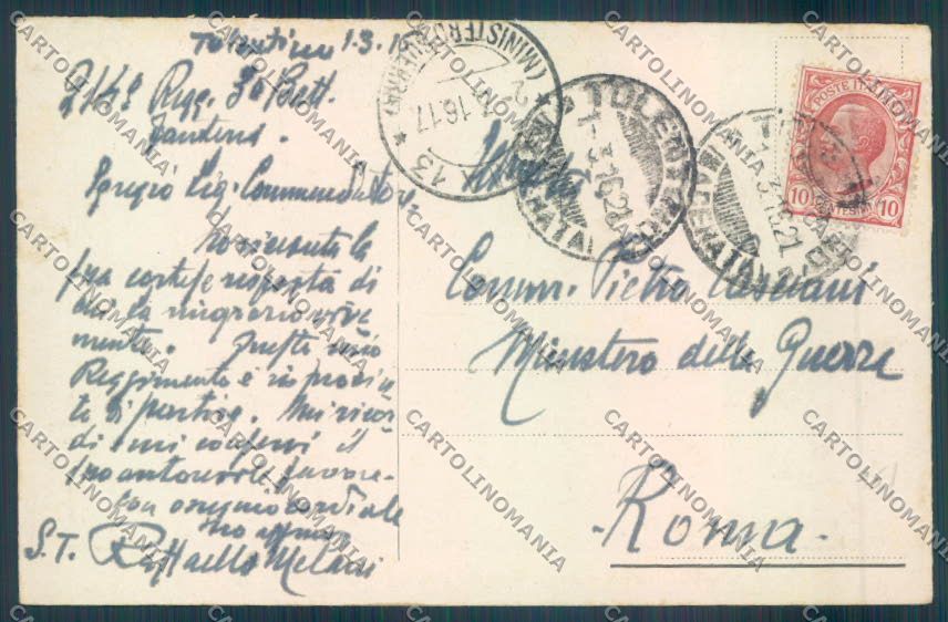 Macerata Città cartolina ZT6190 – retro