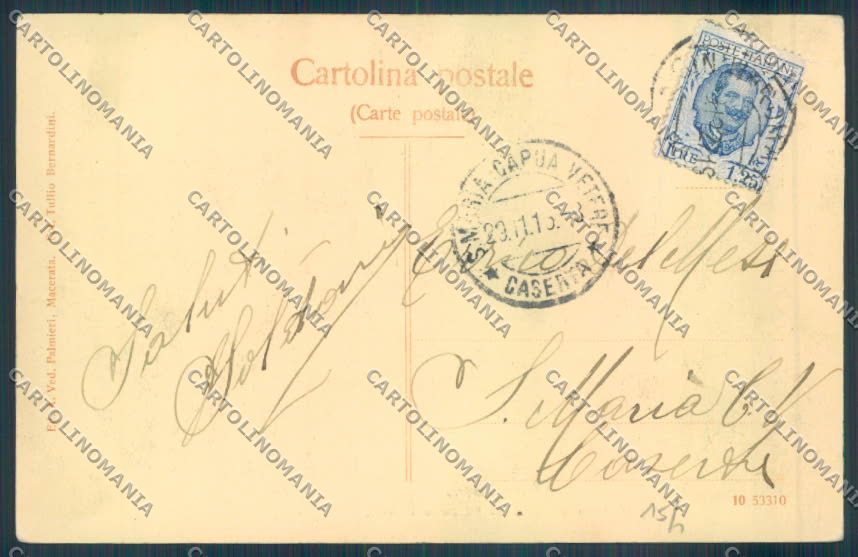 Macerata Città cartolina ZT6191 – retro