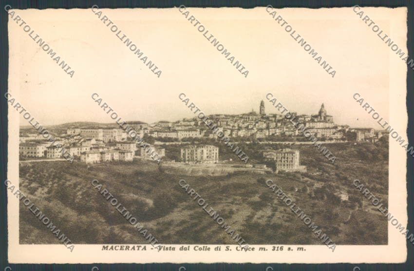 Macerata Città cartolina ZT6192 – fronte
