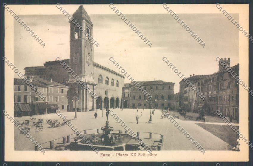 Pesaro Fano cartolina ZT6213 – fronte