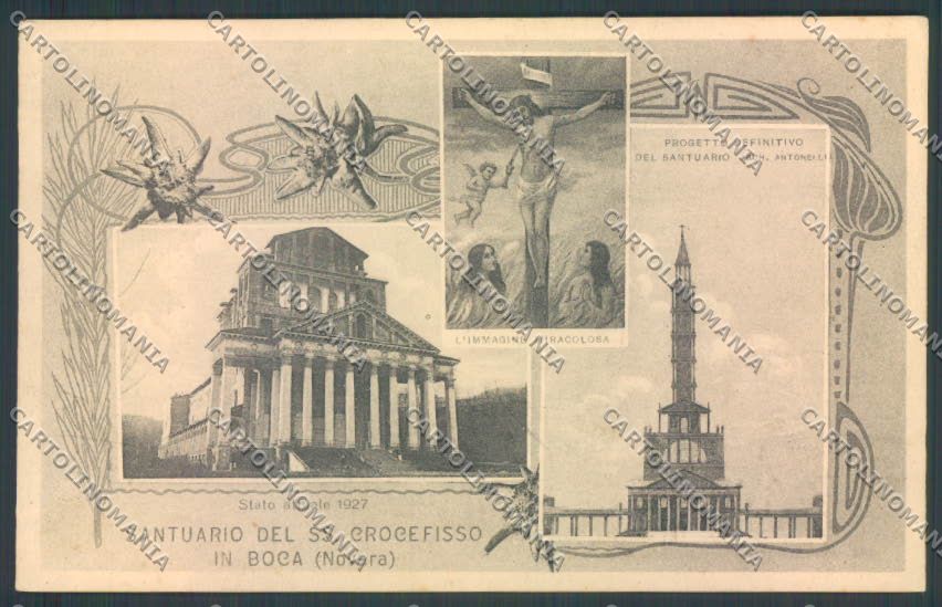 Novara Boca Santuario cartolina ZT6224 – fronte