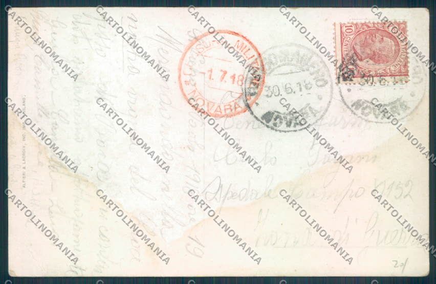 Novara Boca TRACCE UMIDO Santuario cartolina ZT6227 – retro