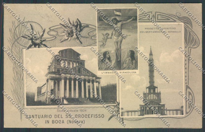 Novara Boca Santuario cartolina ZT6228 – fronte
