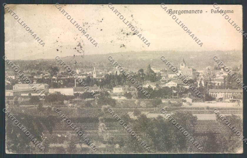 Novara Borgomanero PIEGHINE cartolina ZT6243 – fronte