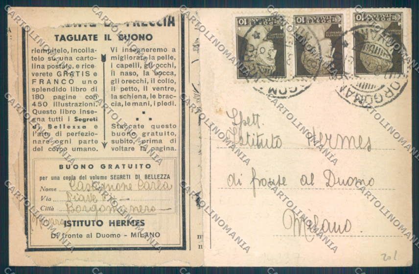 Novara Borgomanero cartolina ZT6245 – retro