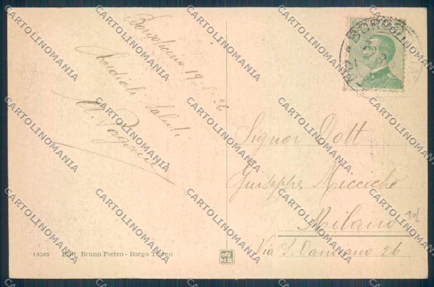 Novara Borgo Ticino cartolina ZT6252 – retro