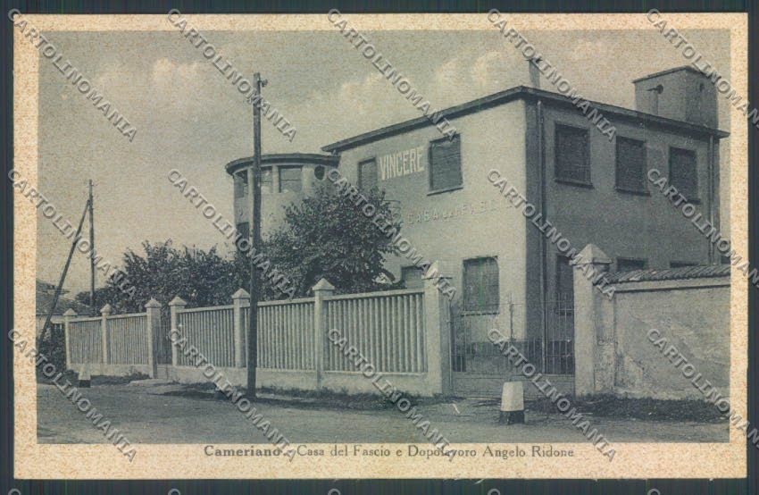 Novara Camerano Casa del Fascio cartolina ZT6254 – fronte