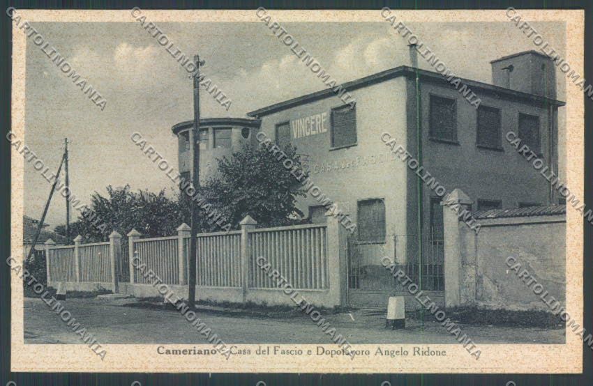 Novara Camerano Casa del Fascio cartolina ZT6255 – fronte