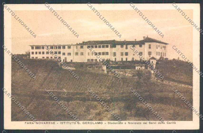 Novara Fara Novarese cartolina ZT6268 – fronte