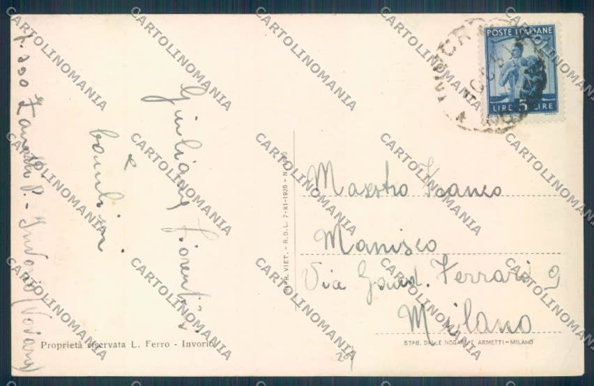 Novara Invorio cartolina ZT6308 – retro