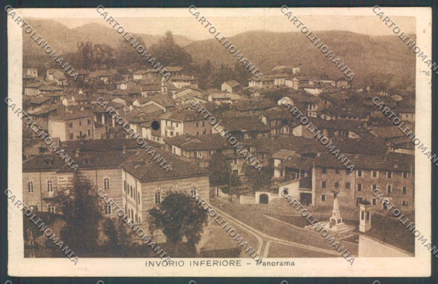 Novara Invorio PIEGHE MACCHIA cartolina ZT6312 – fronte