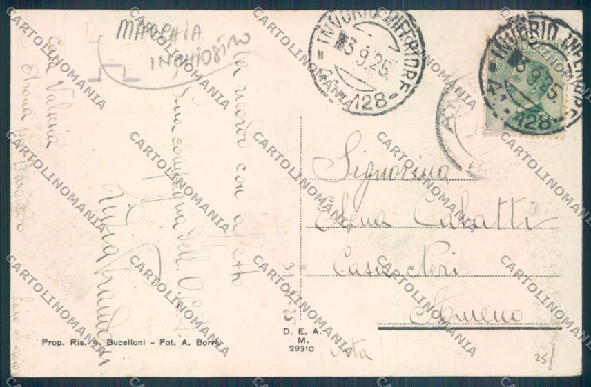 Novara Invorio PIEGHE MACCHIA cartolina ZT6312 – retro
