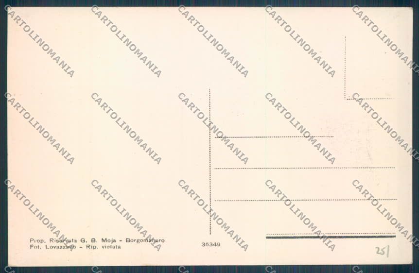 Novara Maggiora cartolina ZT6317 – retro