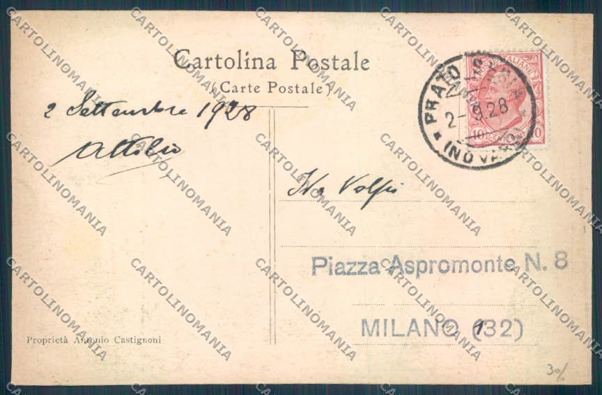Novara Prato Sesia cartolina ZT6322 – retro