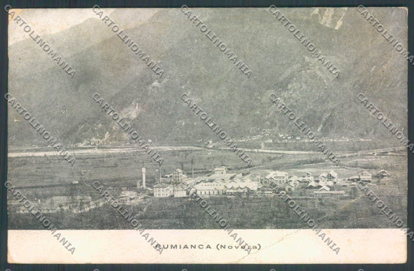 Novara Rumianca PIEGATA cartolina ZT6333 – fronte