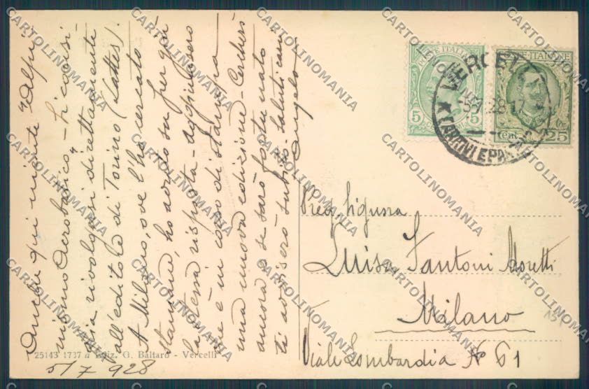 Vercelli Città cartolina ZT6456 – retro
