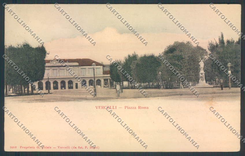 Vercelli Città PIEGHINA cartolina ZT6474 – fronte