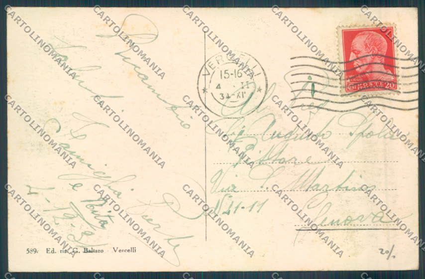 Vercelli Città cartolina ZT6485 – retro