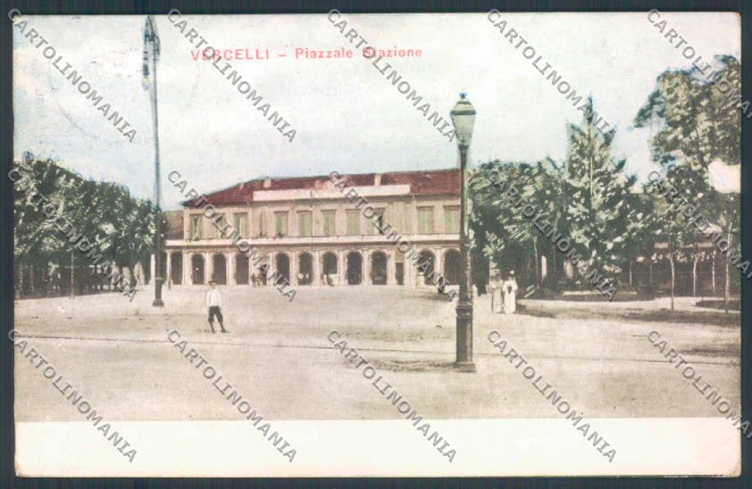 Vercelli Città Stazione cartolina ZT6487 – fronte