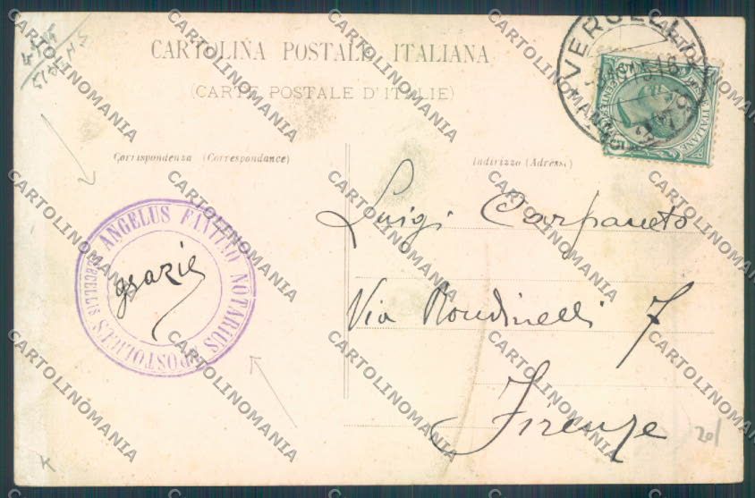 Vercelli Città Stazione cartolina ZT6487 – retro