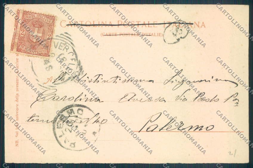 Vercelli Città cartolina ZT6488 – retro