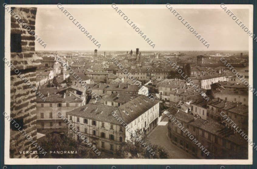 Vercelli Città Foto cartolina ZT6500 – fronte