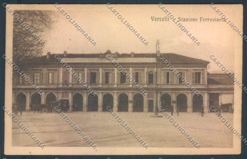 Vercelli Città Stazione cartolina ZT6507 – fronte