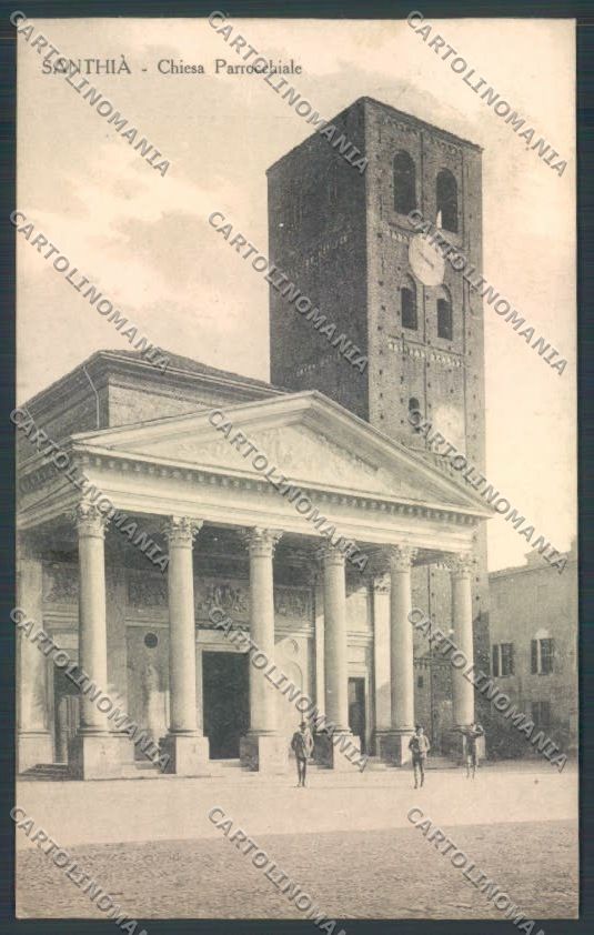 Vercelli Santhià cartolina ZT6520 – fronte